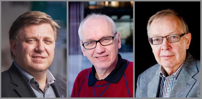 Geir A. Mo (f.v.), Guttorm Tysnes og Olav K. Vefald. Foto: NLF